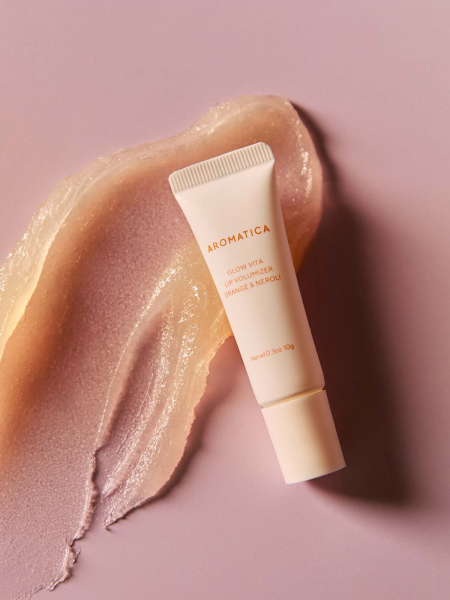 AROMATICA Glow Vita Lip Volumizer Orange & Neroli 10g