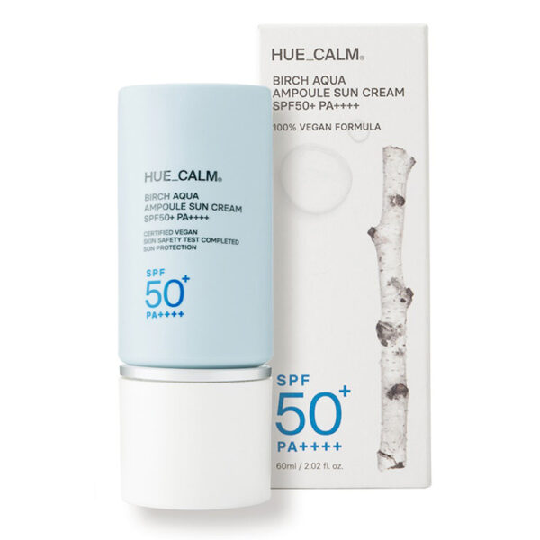 HUE_CALM Birch Aqua Ampoule Sun Cream SPF50+ PA++++ 50ml