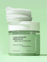 Veganifect Green Barley First LHA Toner Pad 60pads 140ml