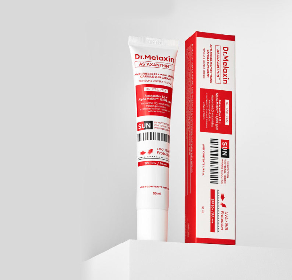 Dr.Melaxin Astaxanthin Anti-Freckles & Whitening Capsule Sun Cream 50ml
