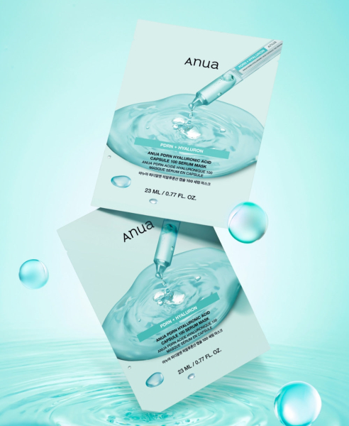 Anua PDRN Hyaluronic Acid Capsule 100 Serum Mask 23ml x 5ea