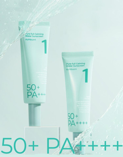 numbuzin Limited Edition No.1 Pure-full Calming Water Sunscreen SPF50 PA++++ 50ml+50ml