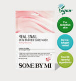 SOME BY MI Real Snail Skin Barrier Care Mask Sheet 20g*10pcs