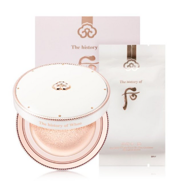 THE WHOO Gong Jin Hyang Seol Whitening Tone-up Sun Cushion SPF50+ PA+++ 13g+Refill13g
