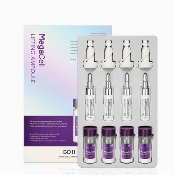 GD11 Megacell Lifting Ampoule 5ml+6.5ml 1set/4set - EmpressKorea