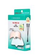 BRING GREEN Tea Tree Cica Pore Nose Pack 5sheets+10Dual Compressed Cotton Swabs*2box - Image 2