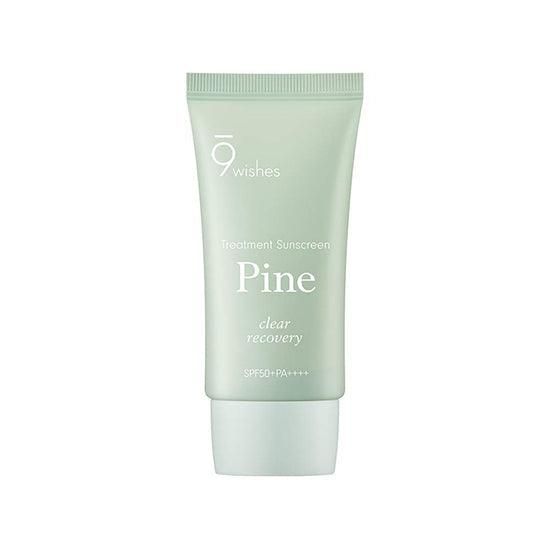 9wishes Pine Treatment Sunscreen SPF 50+ PA++++ 50ml - EmpressKorea