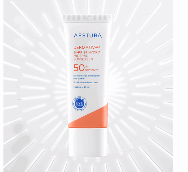 AESTURA Derma UV365 Barrier Hydro Mineral Sunscreen 40ml - EmpressKorea