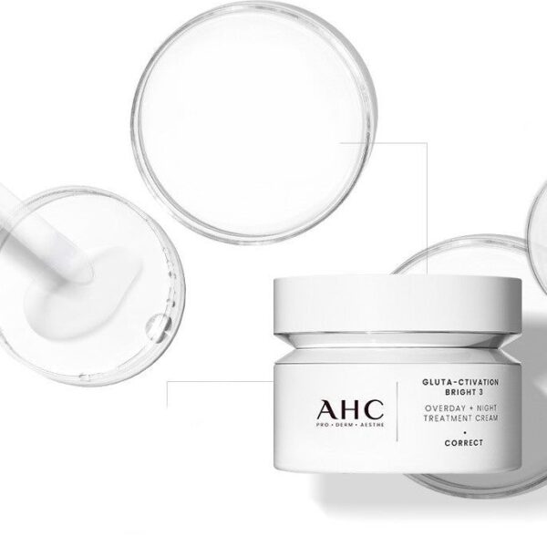 AHC Gluta Activation Bright 3 Overday Night Treatment Cream 50ml - EmpressKorea