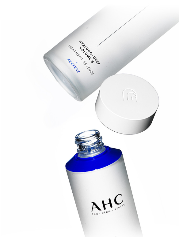 AHC Hyaluro Deep Volume 5 Treatment Essence 130ml+Eye Cream5ml - EmpressKorea