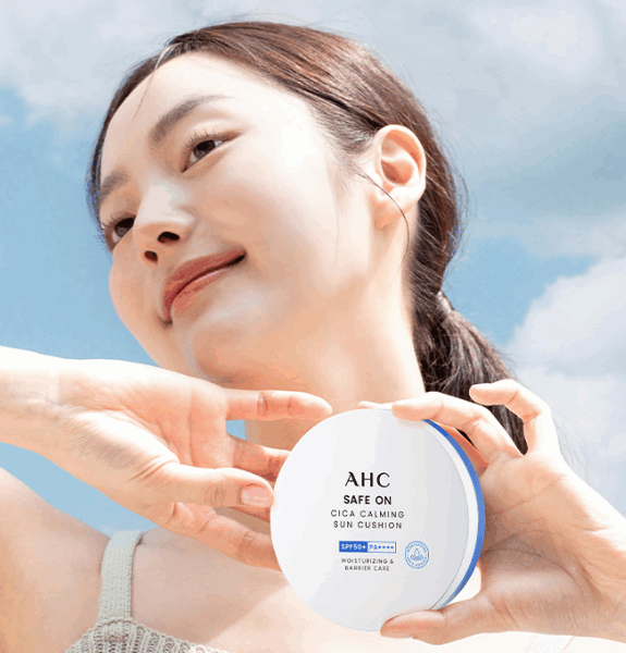AHC Safe On Cica Calming Sun Cushion 25g - EmpressKorea