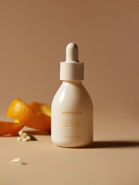 AROMATICA Glow Vita C Toning Serum Orange & Neroli 30ml - EmpressKorea