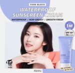 A'PIEU Pure Block Natural Waterproof Sun Cream SPF 50+ PA+++ 50ml - EmpressKorea