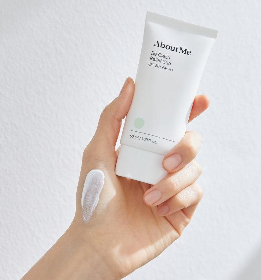 About Me Be Clean Relief Sun SPF 50+ PA++++ 50ml - EmpressKorea