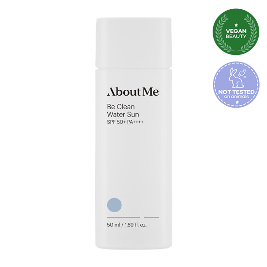 About Me Be Clean Water Sun SPF 50+ PA++++ 50ml - EmpressKorea
