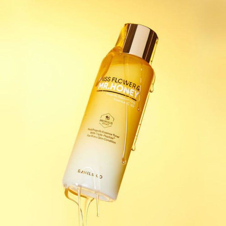 BANILA CO Miss Flower & Mr. Honey Propolis Rejuvenating Essence Toner 190ml - EmpressKorea