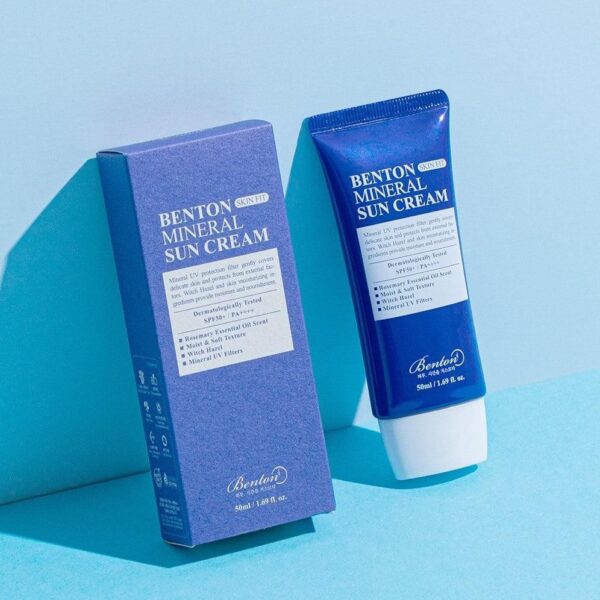 BENTON Skin Fit Mineral Sun Cream SPF 50+ PA++++ 50ml - EmpressKorea