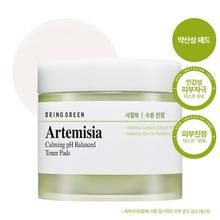 BRING GREEN Artemisia Calming pH Balanced Toner Pads 150g 75 Sheets - EmpressKorea