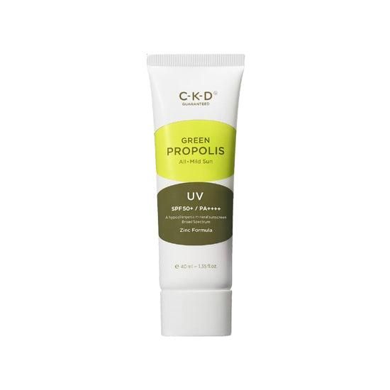 CKD Green Propolis All-Mild Sun SPF 50+ PA++++ 40ml - EmpressKorea