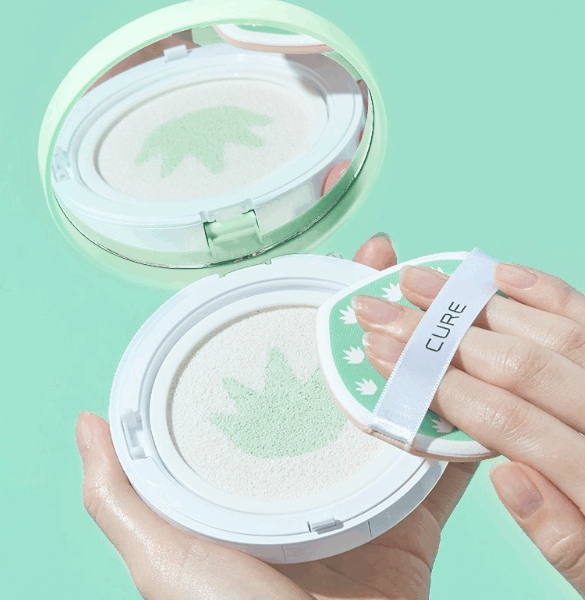 CURE Aqua Mild Cooling Sun Cushion SPF50+ PA++++ 25g - EmpressKorea