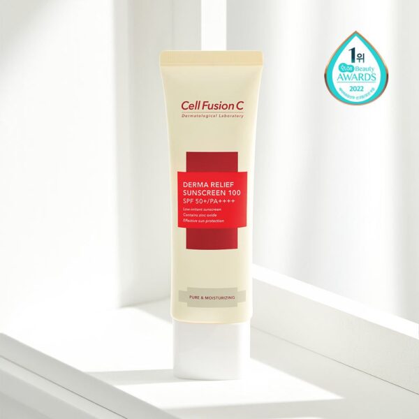 Cell Fusion C Derma Relief Sunscreen 100 SPF 50+ PA++++ 50ml - EmpressKorea