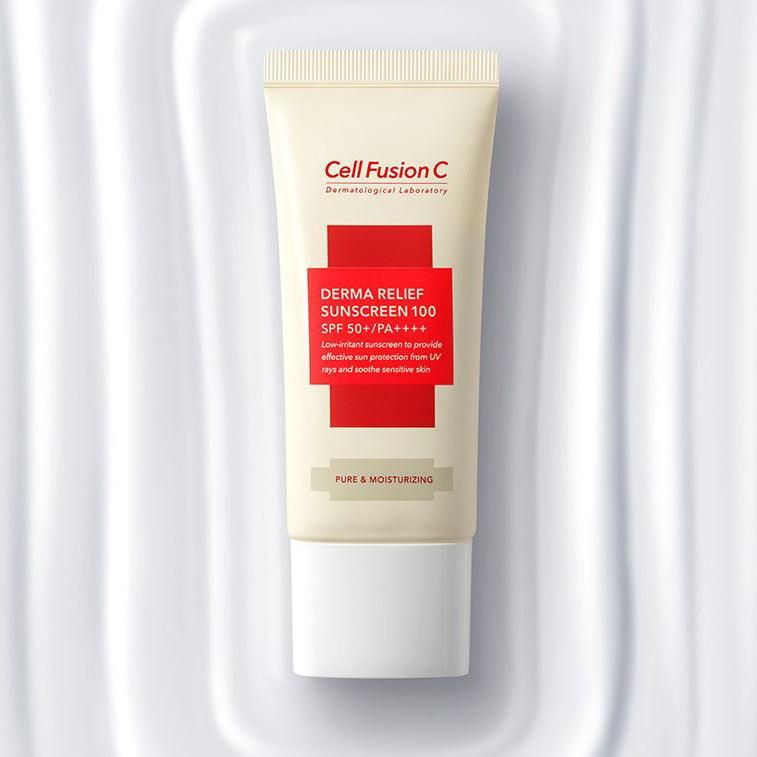 Cell Fusion C Derma Relief Sunscreen 100 SPF 50+ PA++++ 50ml - EmpressKorea