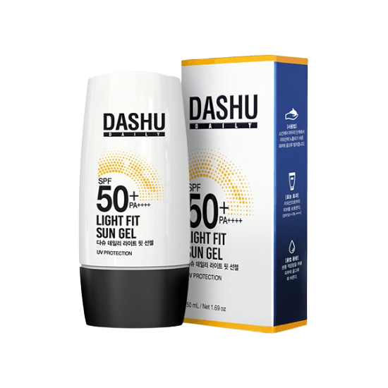 DASHU Daily Light Fit Sun Gel SPF 50+ PA++++ 50ml - EmpressKorea