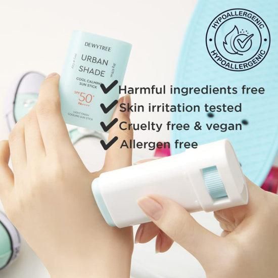 DEWYTREE Urban Shade Cool Calming Sun Stick SPF 50+ PA++++ 20g - EmpressKorea