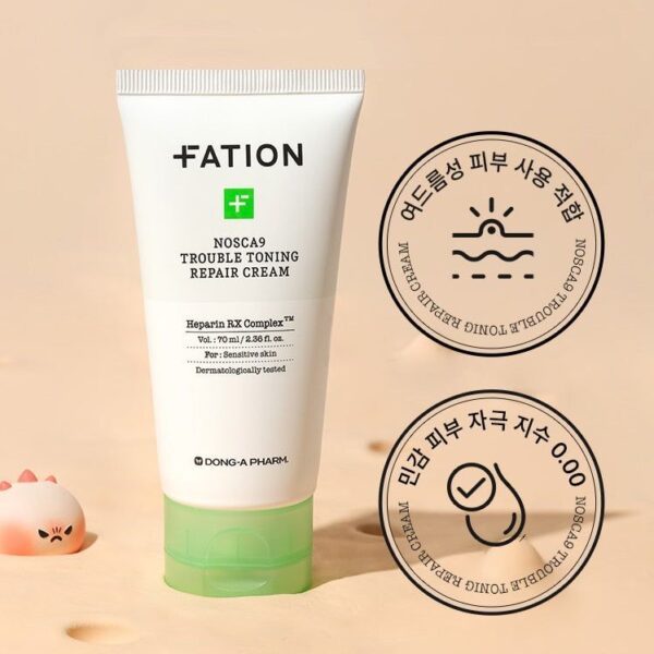 FATION Nosca9 Trouble Toning Repair Cream 70ml - EmpressKorea