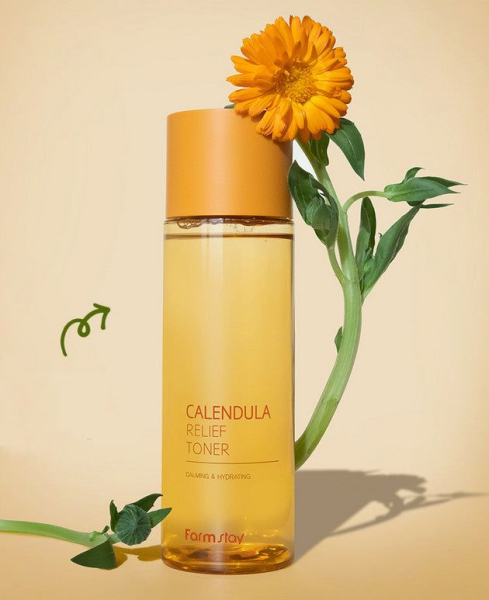 Farmstay Calendula Relief Toner 200ml - EmpressKorea