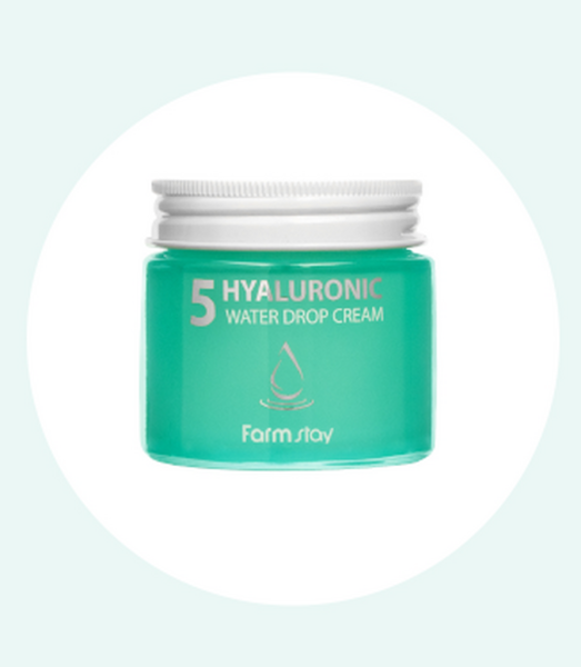 Farmstay Hyaluronic 5 Water Drop Cream 80ml - EmpressKorea