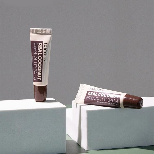 Farmstay Real Coconut Essential Lip Balm 10g - EmpressKorea