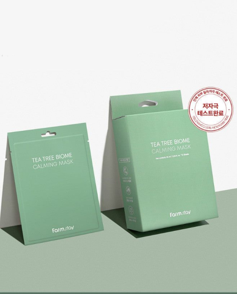 Farmstay Tea Tree Biome Calming Mask 25ml*10 - EmpressKorea