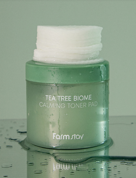 Farmstay Tea Tree Biome Calming Toner Pad 70pads 140ml - EmpressKorea