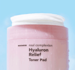 Hanskin Real Complexion Hyaluronic Relief Toner Pad 60pads 210ml - EmpressKorea