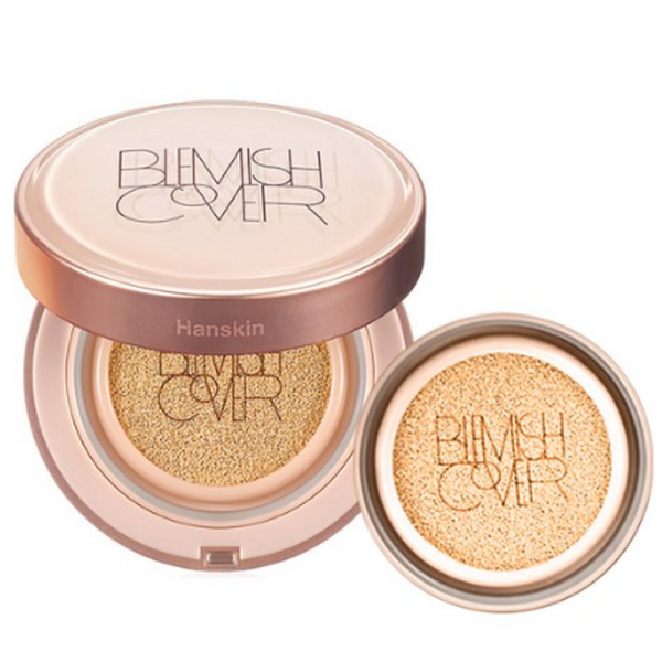 Hanskin Semi-Matte N21  Blemish Cover Conceal Cushion Foundation Original 11g + Refill 11g - EmpressKorea
