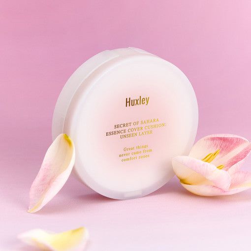 Huxley Essence Cover Cushion Unseen layer SPF23 PA++ 12g - EmpressKorea