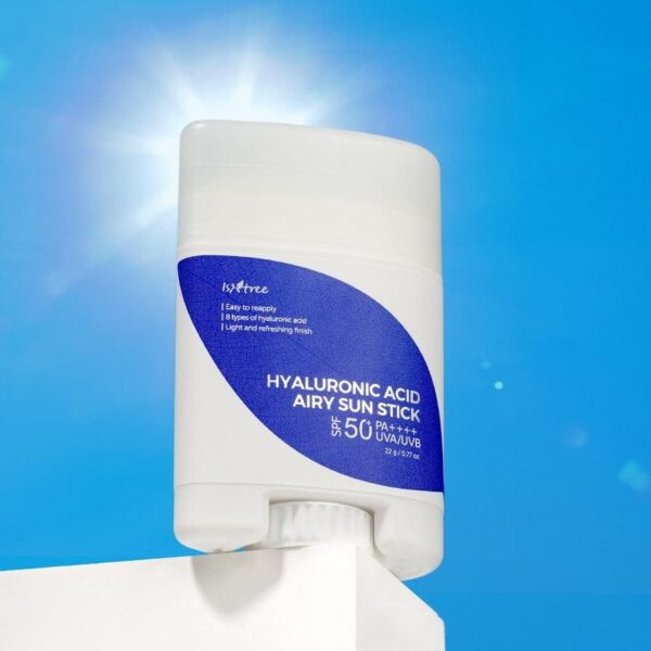 ISNTREE Hyaluronic Acid Airy Sun Stick SPF 50+ PA++++ 22g - EmpressKorea