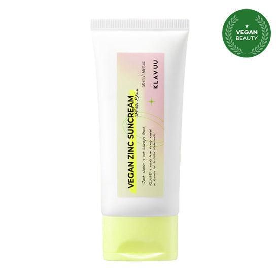 KLAVUU Vegan Zinc Suncream SPF 50+ PA++++ 50ml - EmpressKorea