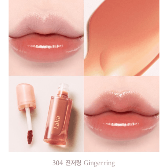 LAKA Jelling Nude Gloss (6 Colors) 4.5g - EmpressKorea