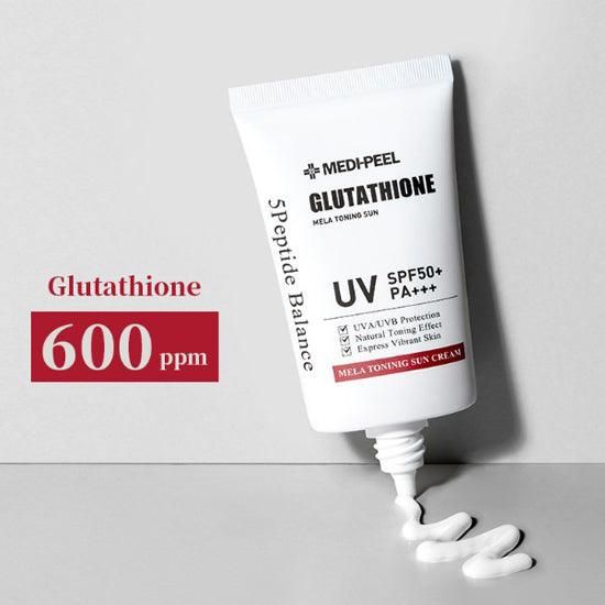 MEDI-PEEL Bio-Intense Glutathione Mela Toning Sun Cream SPF 50+ PA+++ 50ml - EmpressKorea