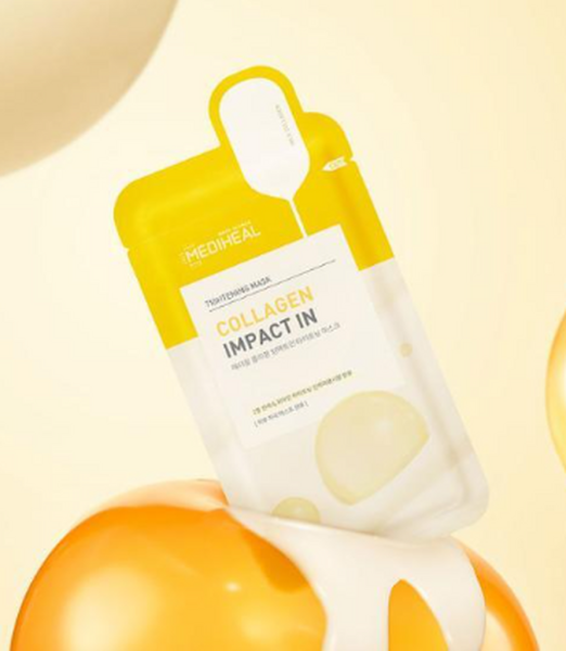 MEDIHEAL Collagen Impact In Tightening Mask 10*22ml - EmpressKorea