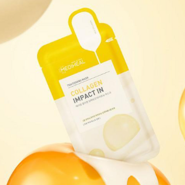 MEDIHEAL Collagen Impact In Tightening Mask 10*22ml - EmpressKorea