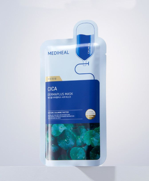 MEDIHEAL Derma Plus Cica Mask 10 sheets*22ml - EmpressKorea