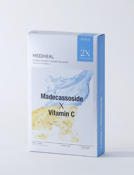 MEDIHEAL Derma Synergy Wrapping Mask - Toning 25ml*10pack - EmpressKorea