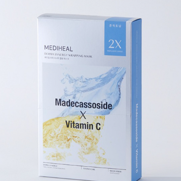 MEDIHEAL Derma Synergy Wrapping Mask - Toning 25ml*10pack - EmpressKorea