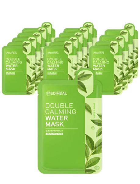 MEDIHEAL Double Calming Water Mask 20ml*15pack - EmpressKorea