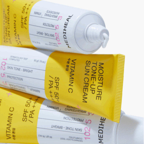 MEDIHEAL Moisture Tone Up Sun Cream 50g - EmpressKorea