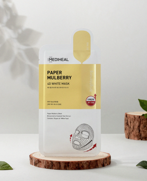 MEDIHEAL Paper Mulberry 4D White Mask 10*25ml - EmpressKorea