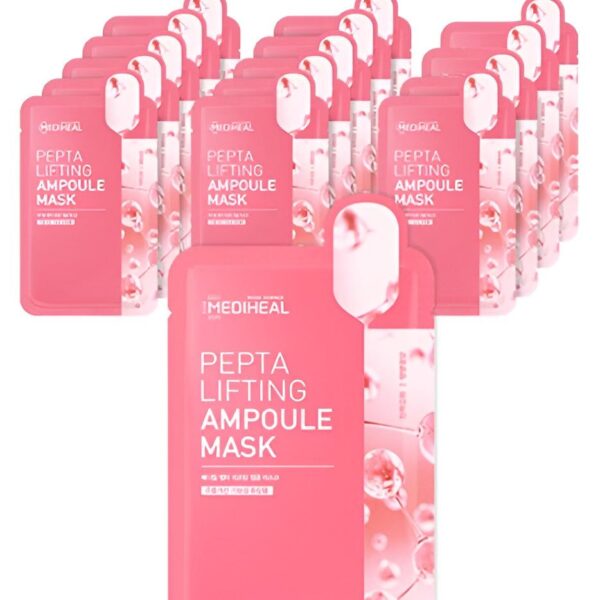 MEDIHEAL Pepta Lifting Ampoule Mask 20ml*15pack - EmpressKorea